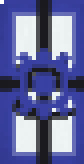 Silver cross's banner